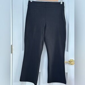 Sanctuary x Anthropologie Side Zip Pinstripe Pants 
Medium Petite Black